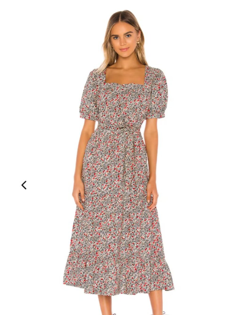 Free People Heartlands Maxi Dress in Ivory Combo Size Large
